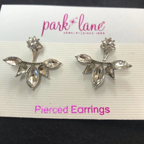 Crystal Pierced Earrings by Park Lane - Picture 3 of 7
